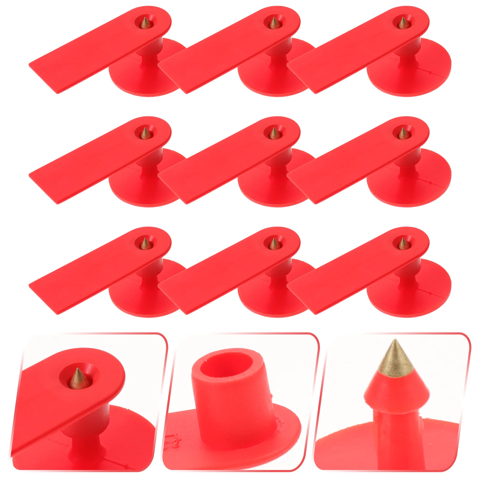 

100pcs Animal Ear Tags Cattle Livestock Ear Tags Cow Ear Tags Identification TPU Tags