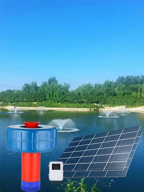 3인치 DC 96V 1500W 태양광 연못 에어레이터, 어류 양식장 시스템용 수상 태양광 연못 산소 공급 펌프