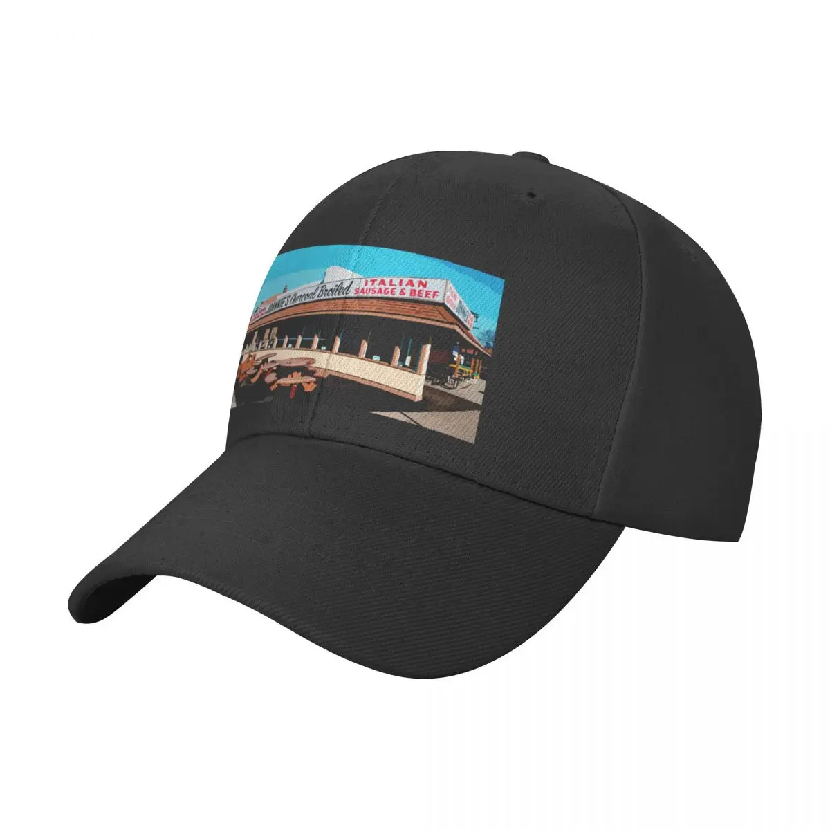 

Johnnie's Beef - Elmwood Park - Chicago Food Classic Baseball Cap |-F-| Military Tactical Cap Women's 2024 Men's