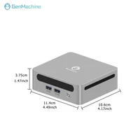 Genmachine Mini PC Intel Alder Lake N100 Windows 11 Mini PC 8/16/32G DDR4 256/512/1T PCIe M.2 SSD WiFi 6 BT5.2 Desktop Computer 2
