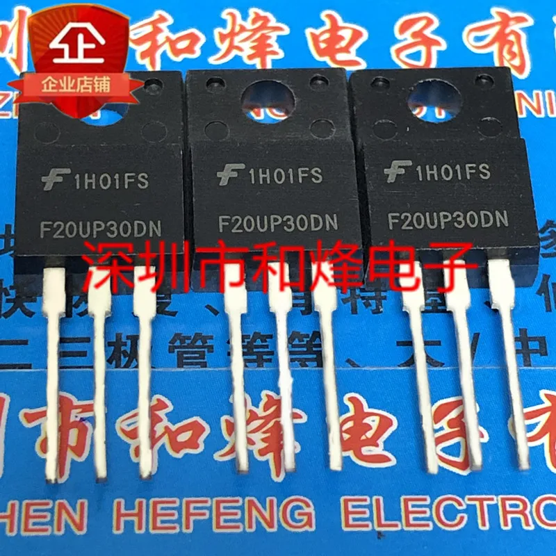 

30 шт. Оригинальный Новый F20UP30DN FFPF20UP30DN TO-220F 300 В 20A