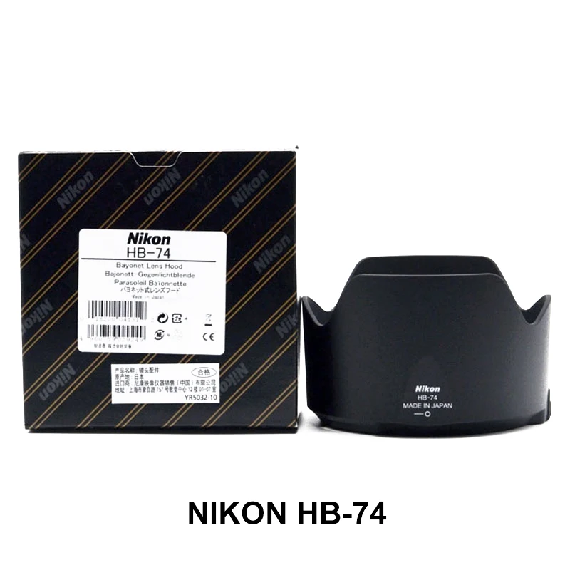 Nuovo Originale Nikon Hb-74 Hb 74 Hb74 Paraluce Per Af-S 24-70Mm 2.8E Ed 24-70/2.8E Vr 82Mm Accessori Per Fotocamere