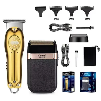 Kemei KM-679 Mini Portable Electric Hair Clipper Men's Reciprocating Twin Blade Razor