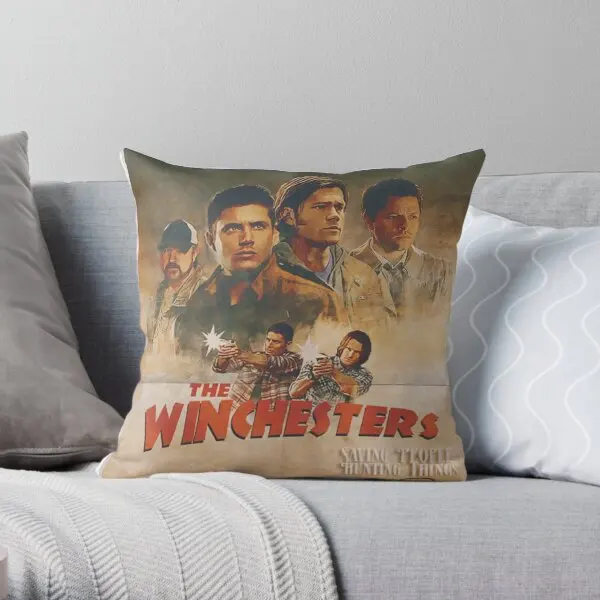 

The Winchesters Printing Throw Pillow Cover Bed Car Soft Decor Comfort Home Fashion Cushion Throw Pillows not include One Side