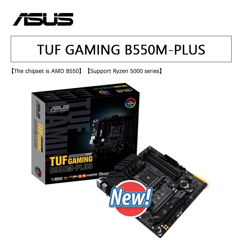 ASUS TUF GAMING B550M PLUS New Micro-ATX B550M AMD B550 DDR4 4800
