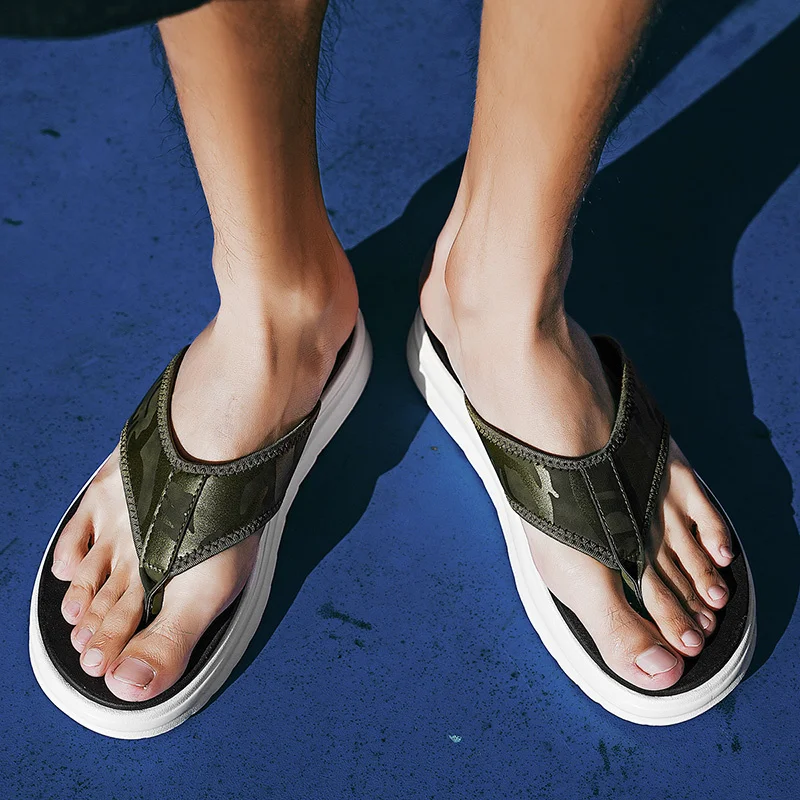 Pantofole antiscivolo da uomo antiscivolo Comode pantofole estive antiscivolo con pantofola con suola spessa per interni ed esterni_voghion.com
