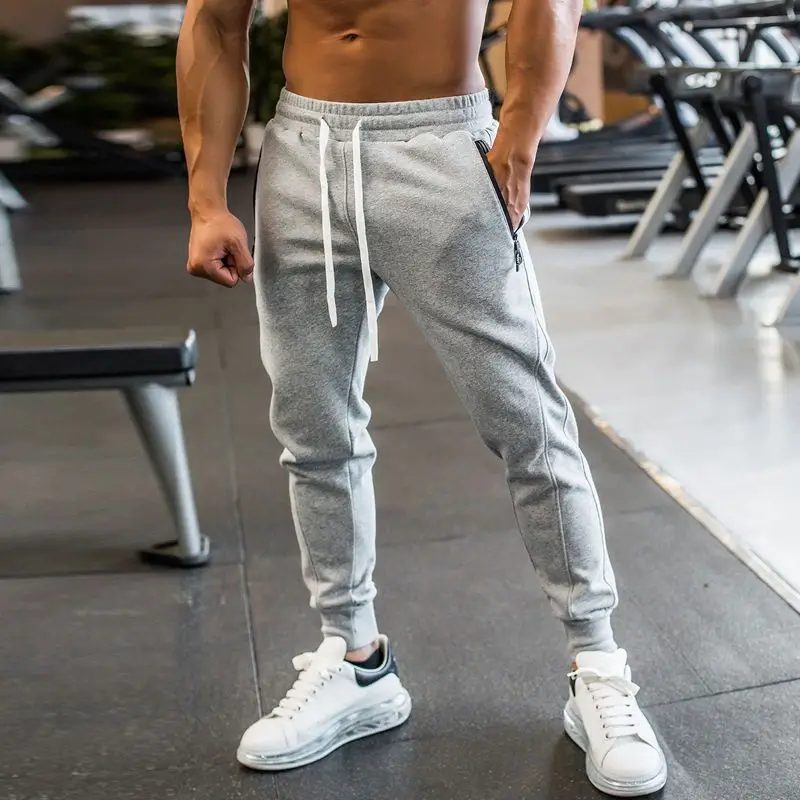Men Breathable Moisture-Wicking Loose Muscle Training Fitness Jogging Gym Basketball Hiking Running AnkleCuffed Sportswear Pants 4