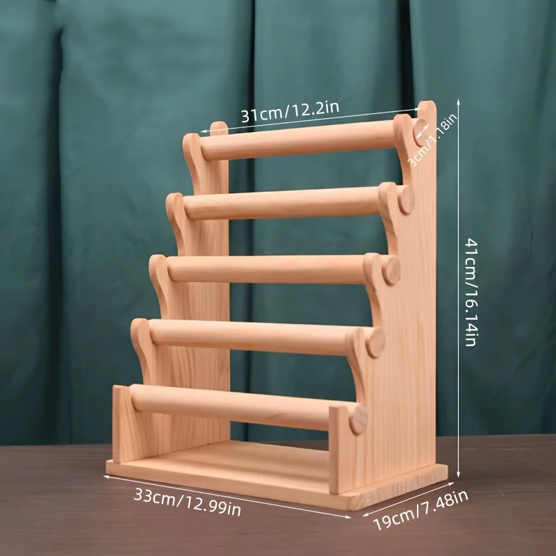 Solid wood bracelet display frame bracelet frame jewelry frame watch frame jewelry frame hair ring head rope storage rack 5