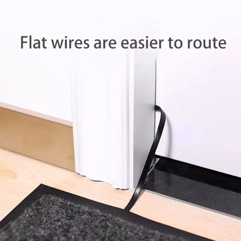 High-Speed Cat6 Flat Ethernet Cable - Shielded Gigabit LAN Cord