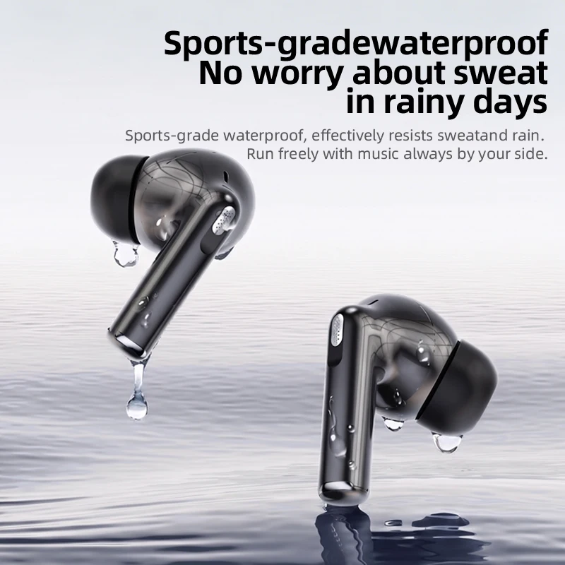Cuffie Wireless In-ear, Cuffie Bluetooth con Cancellazione del Rumore, Lunga Durata della Batteria, Resistenti all'Acqua per Uso Quotidiano - immagine 3