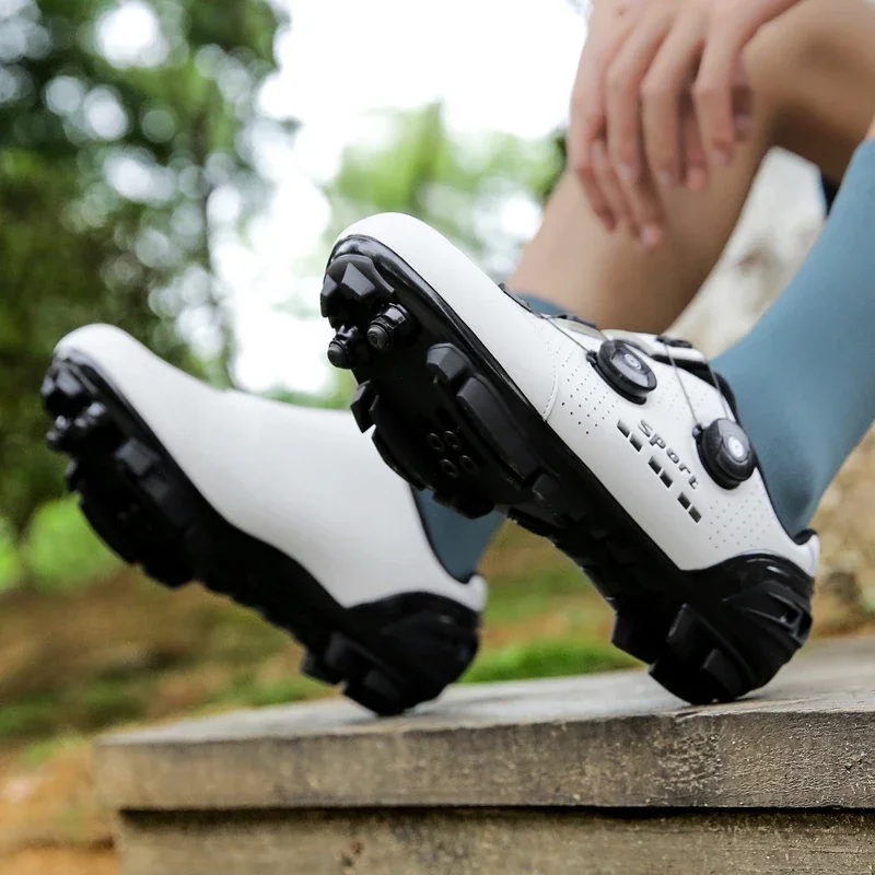 New Cycling Shoes Mtb Women Pink High Quality Non-slip Self-locking Road Bike Shoes Men Triathlon Outdoor Sports Cycling Boots47