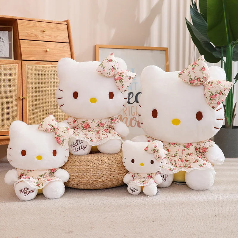 ナイトハローキティの花柄のぬいぐるみスカート,ぬいぐるみ,上質