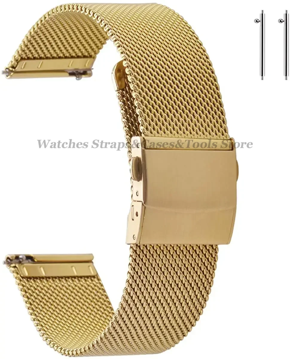 Stainless Steel Mesh Milanese Watch Strap Band