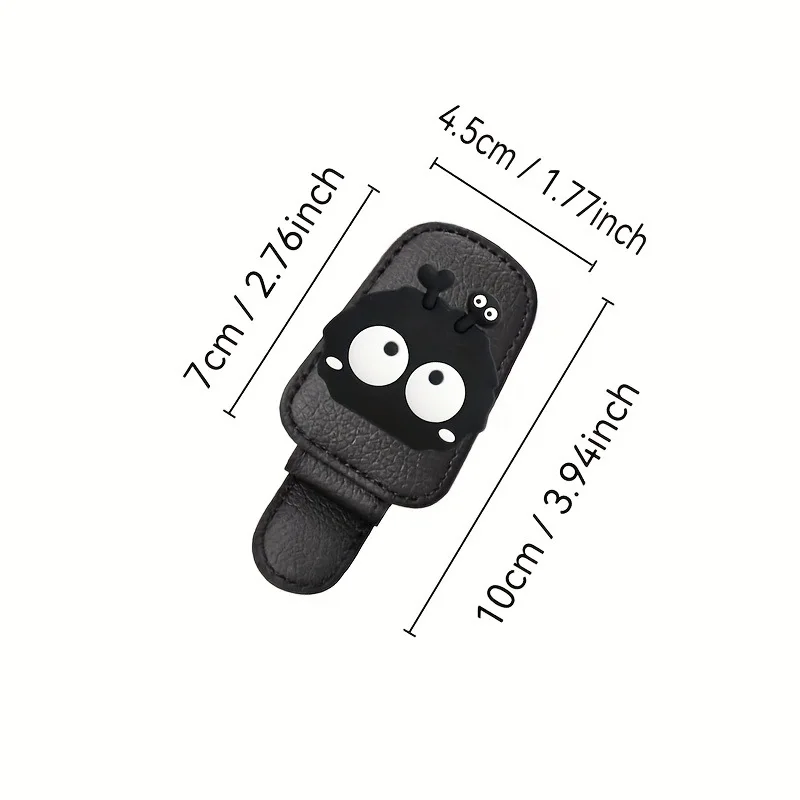Elegant Magnetic Leather Sunglasses and Ticket Holder