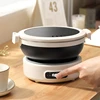 220V 1.2 L Electric Cooking Pot Portable Multi Cooker Dormitory Travel Folded Rice Cooker Split Hot Pot Electrical Capabilities 1
