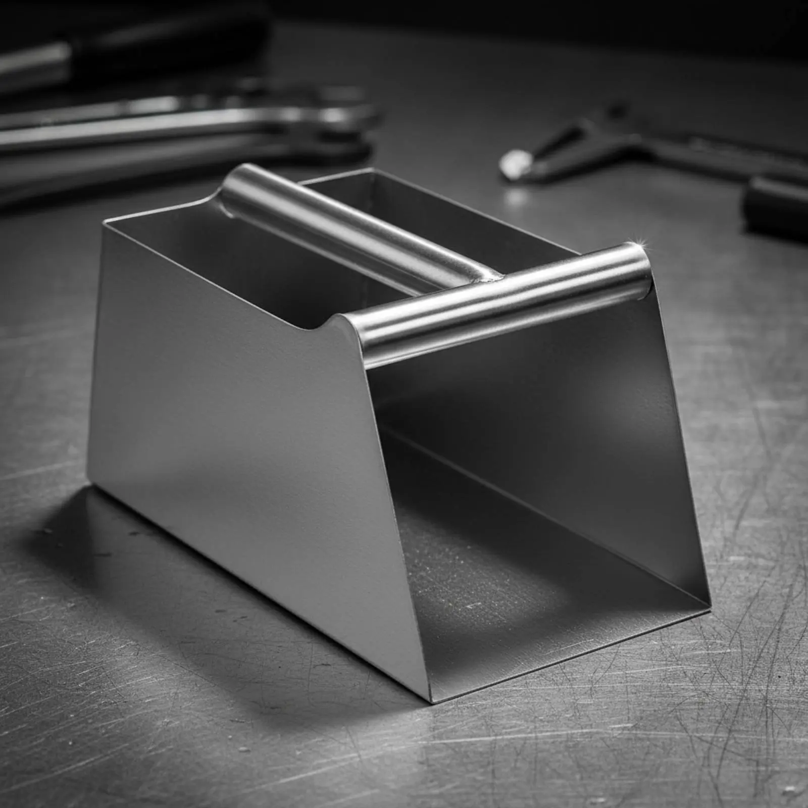 작업장용 쓰레기 삽 녹 방지 대용량 금속 쓰레받이 스테인리스 스틸 곡물 삽 부식 방지