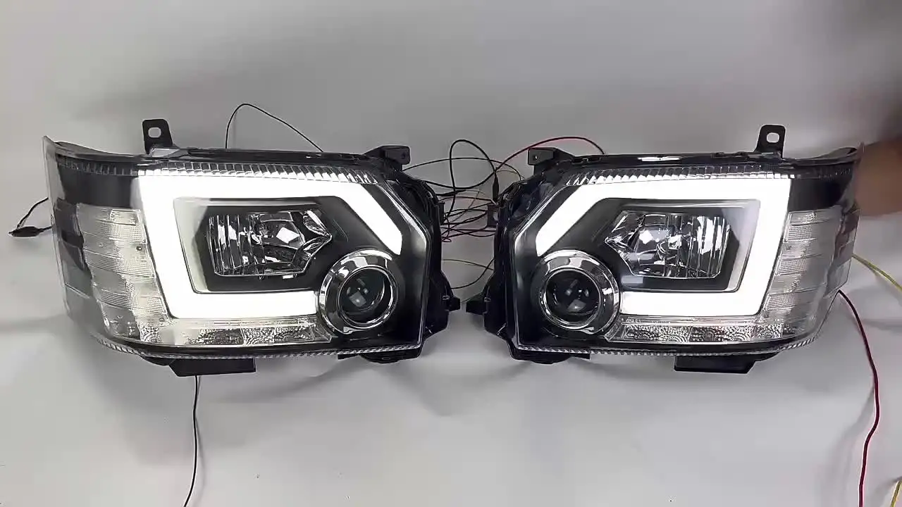 Для Toyota Hiace Mini Bus 2014-2018 DRL передний бампер противотуманная фара аксессуары для