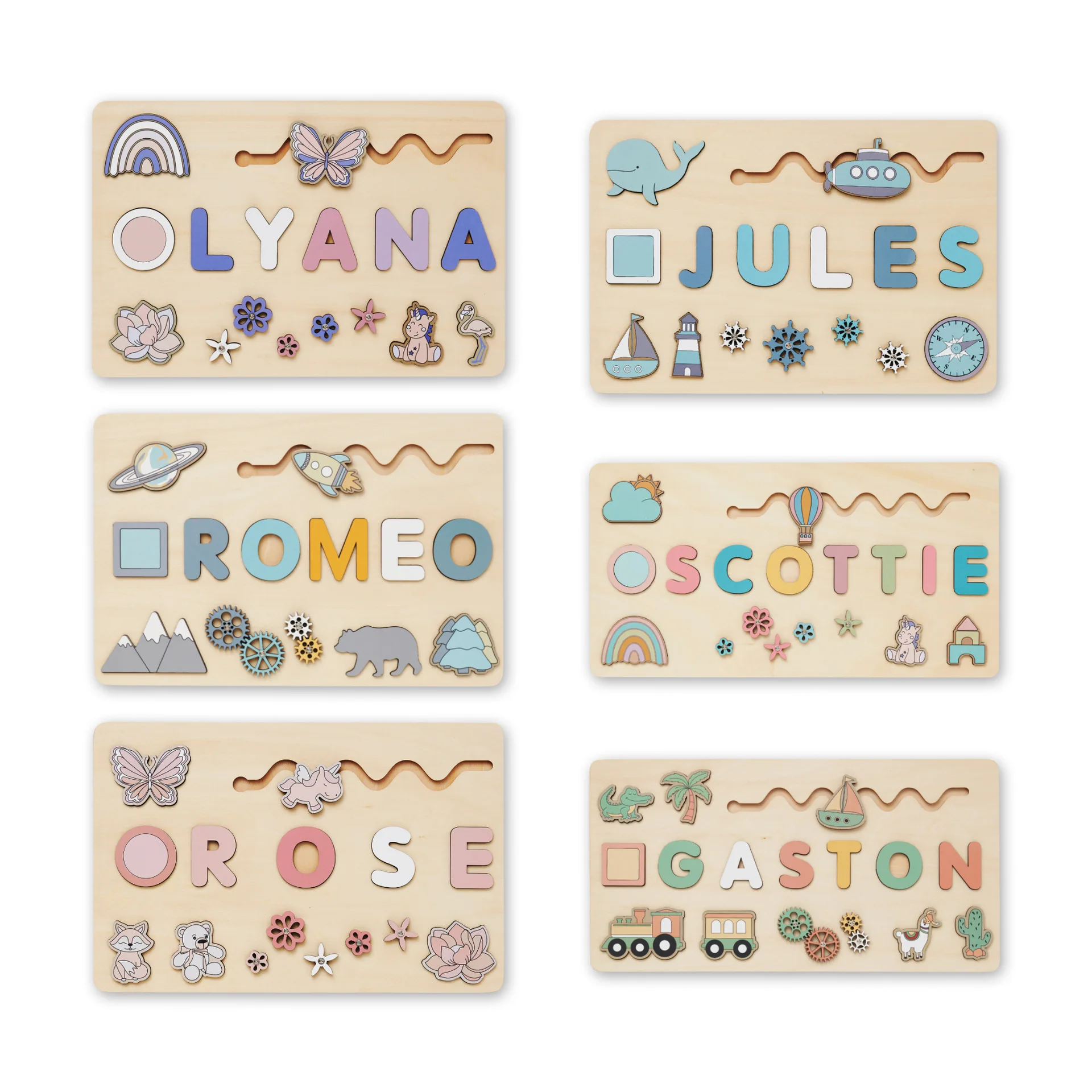 Personalized Dreamy Sky Name Puzzle 6 | Personalized Dreamy Sky Name Puzzle 1