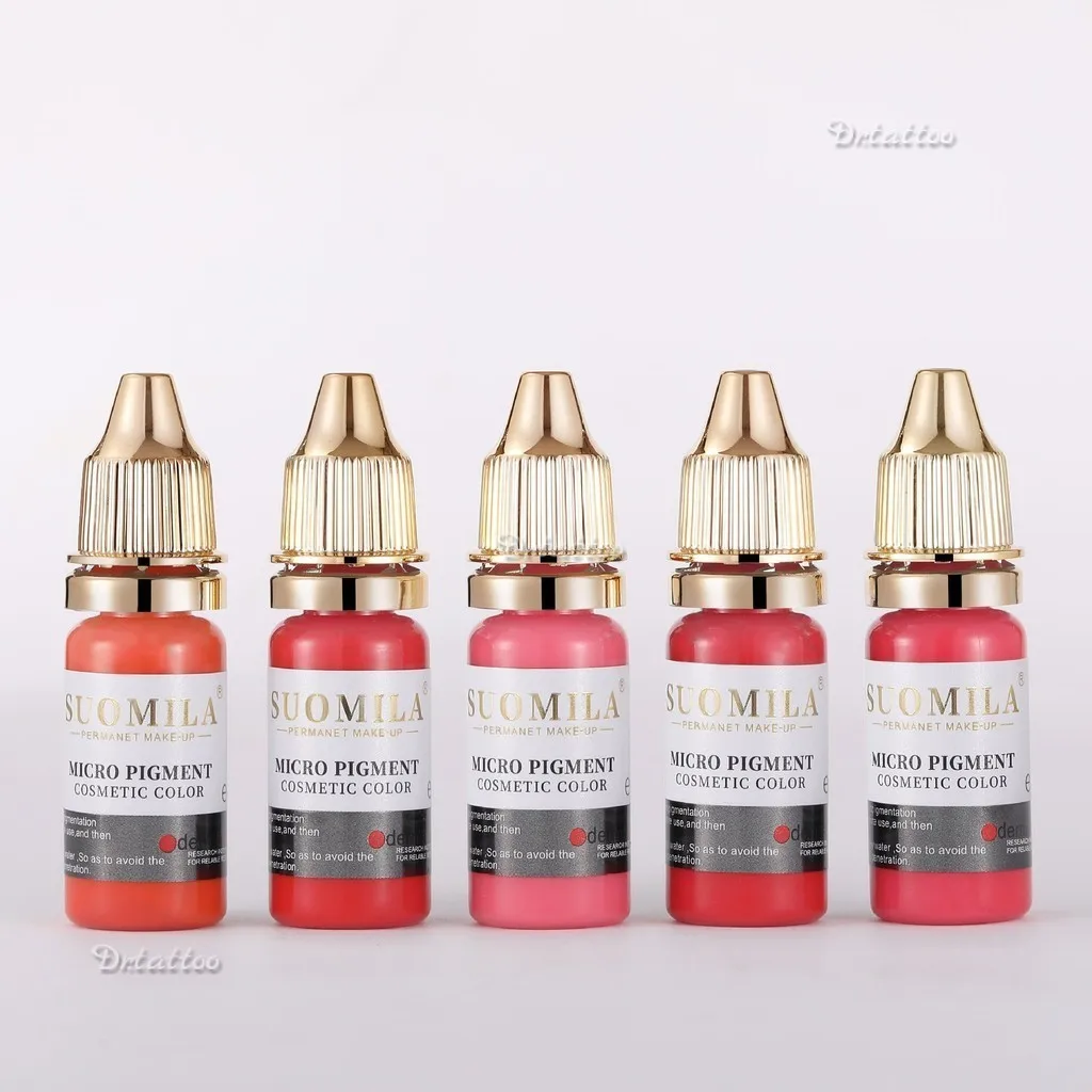 Genuine SUOMILA German Plant Permanent Tattoo Pigment Ink Micorshading Eyebrow Line Lips Tattoo Manual&Machine Pen Ink Supplies