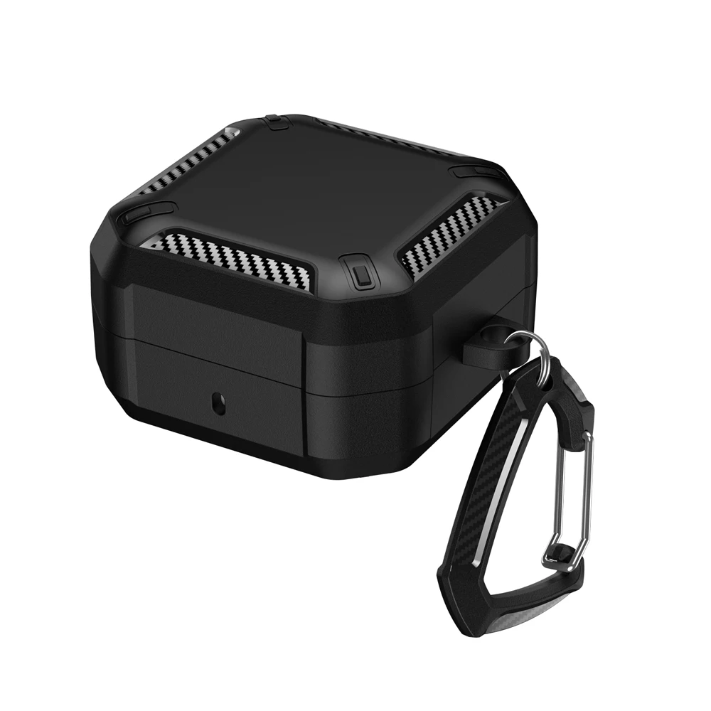 Earphone Protection Cover with Magnetic Closure and Safety Buckle Keychain