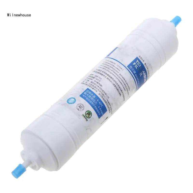 Activated T33 Carbon Post Water Filter Cartridge 10 inch Smell Remover with 2pcs Quick Connection Fittings Dropship