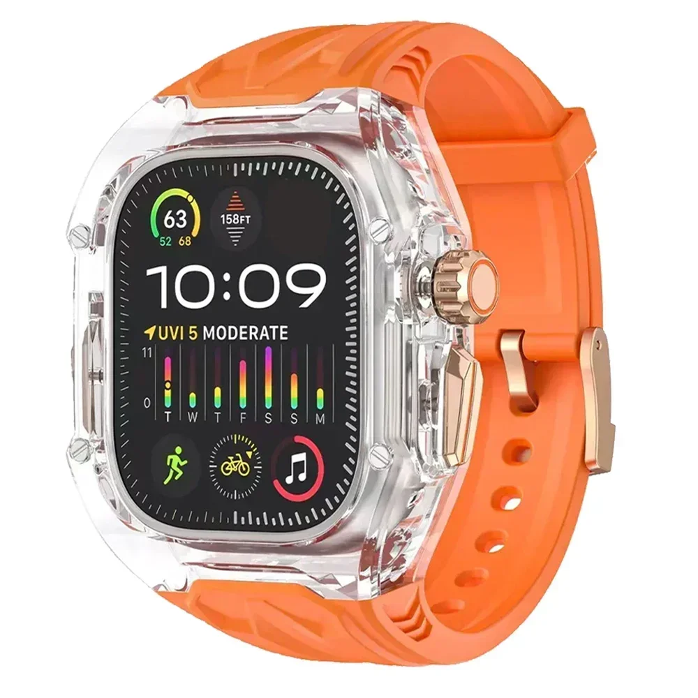 Transparent Protective Case + TPU Strap Modification Kit