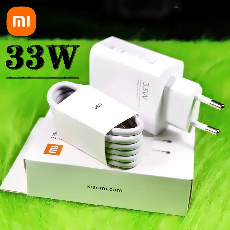 

Зарядное устройство Xiaomi 33 Вт, турбо, оригинальное быстрое зарядное устройство европейского стандарта для xiaomi redmi note 9 pro note 10 POCO X3 K40 MI 10 9 9T Pro