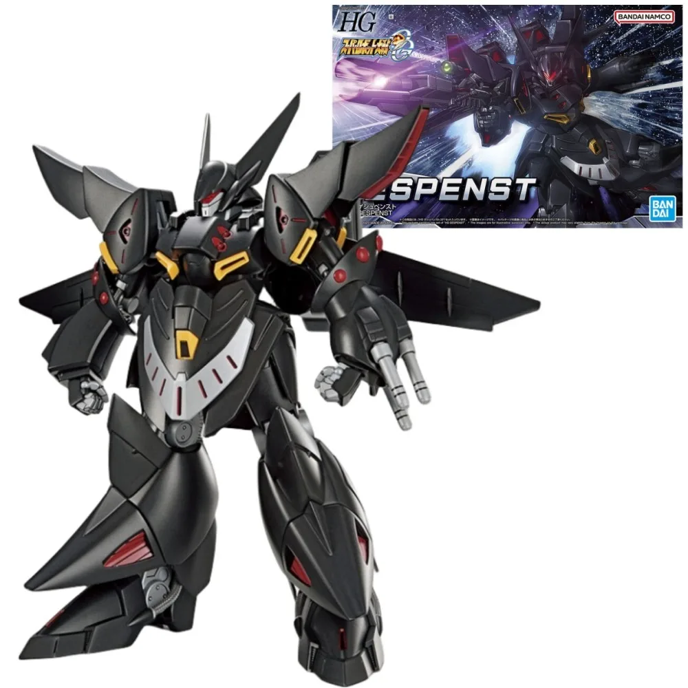 

Bandai подлинный Gespenst HG 1/144 аниме Сборная модель, фигурки героев, противоатака, супер робот, оригинальный комплект, игрушка для подарка
