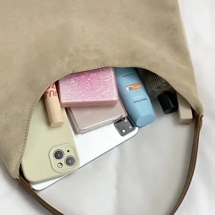 Ретро сумка для матери и ребенка замшевая бархатная подмышек женская большая