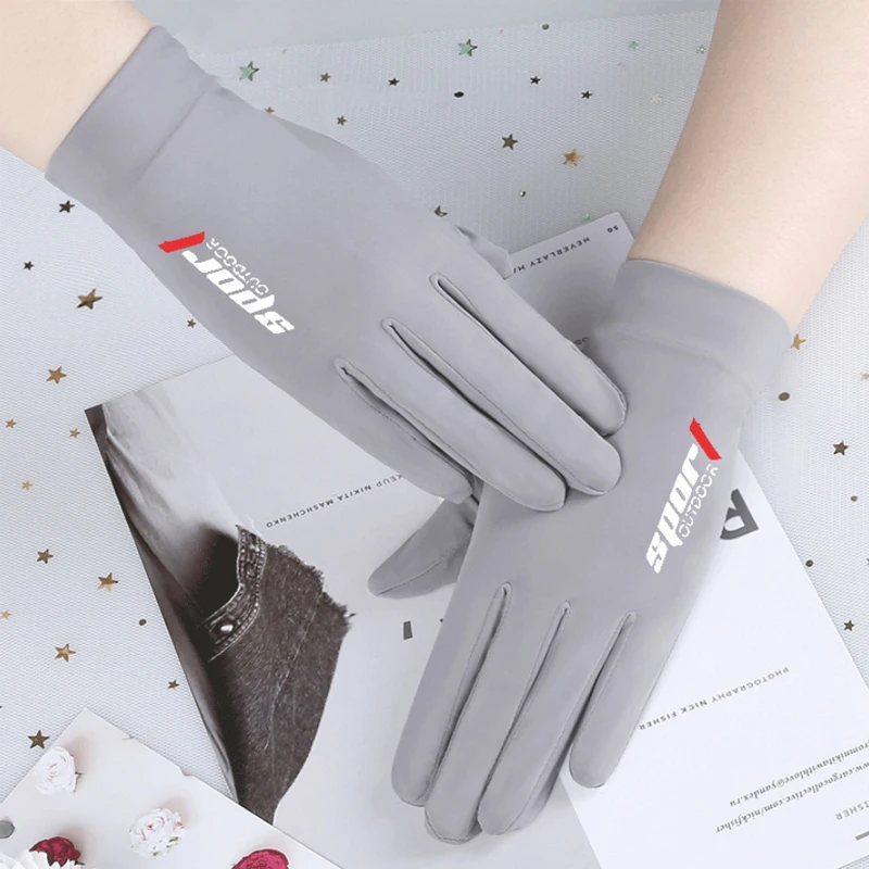 2022 New Ice Silk Full Finger/Half Finger/Two Finger Cut Gloves Non-slip  Multifunctional Men's and Women's Fishing Gloves