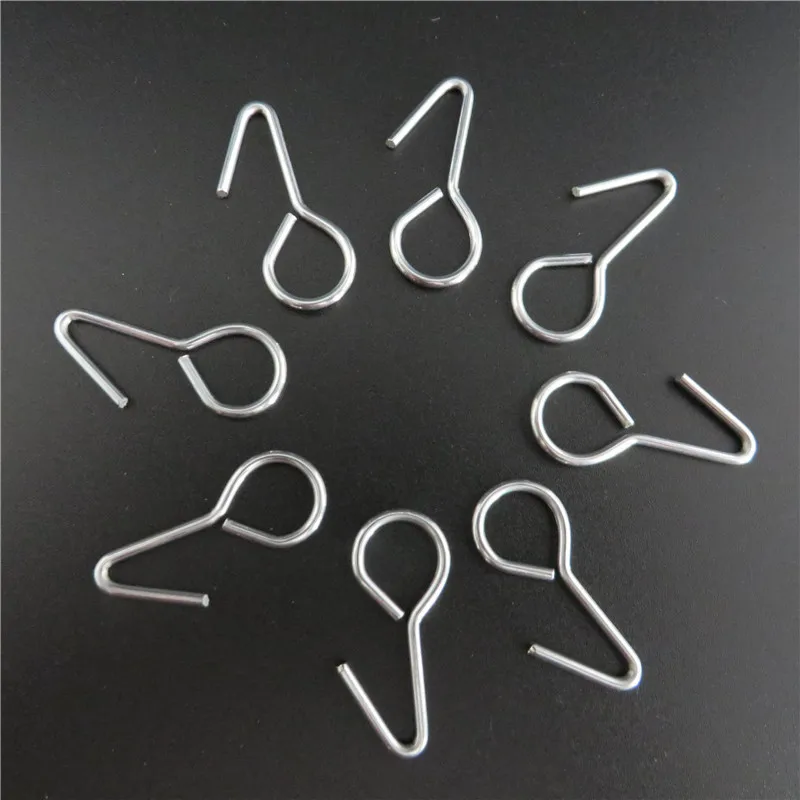Car Seat Hook Metal S-shaped Hook Multi-functional Car Seat Cover Fixing S Shaped Cover Fastener 50pcs 1.5cm*28mm auto fasteners
