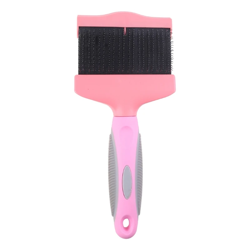 

C90D Pet Hair Brush Dogs Cats Fur Bristle Ergonomic Brush Grooming Shedding Cleaning Massaging Comb Pets Styling Tool for Dog