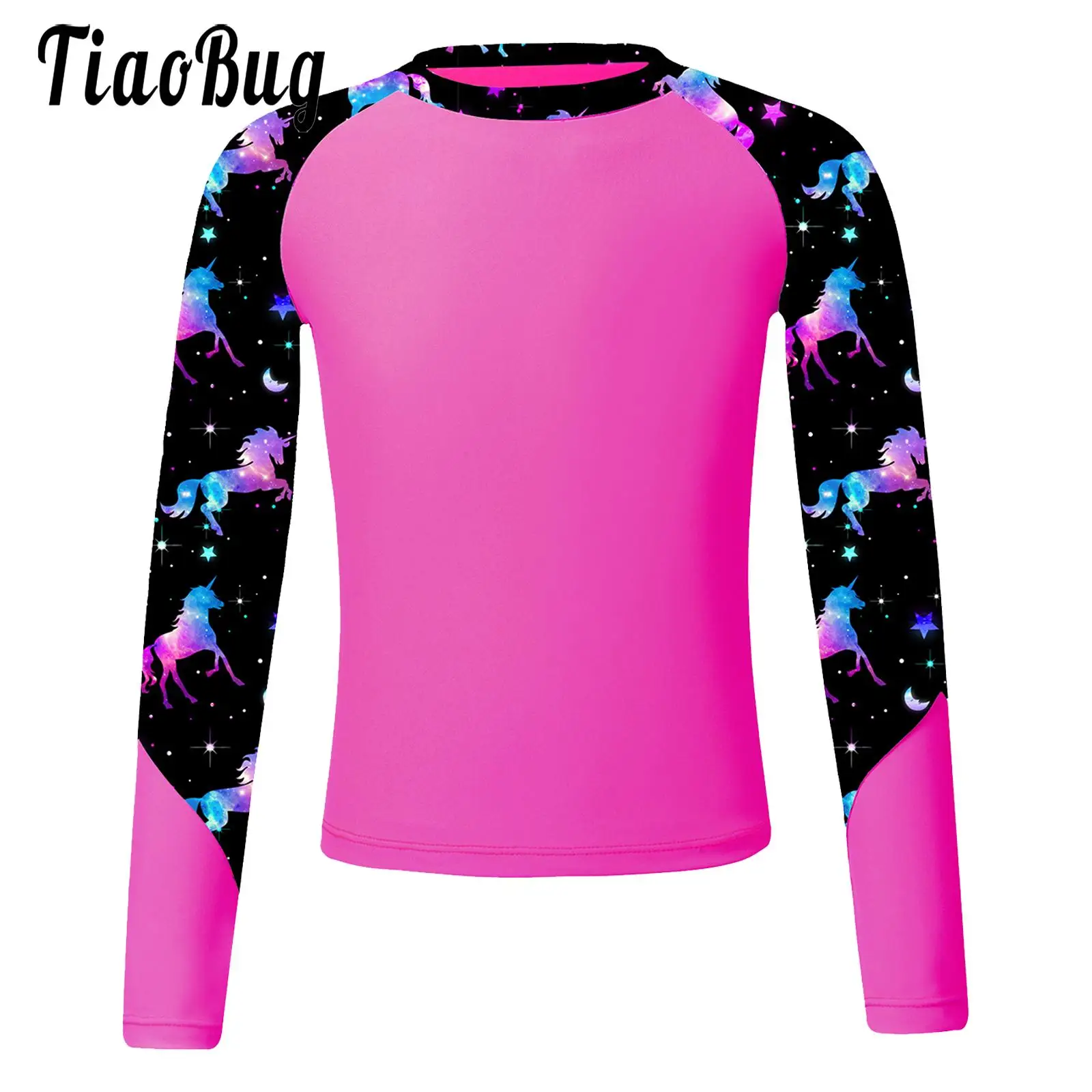 BAOHULU Costume Da Bagno A Due Pezzi Per Bambina E Ragazza - Maglietta A Maniche Lunghe UPF50+ E Gonna - Protezione Solare