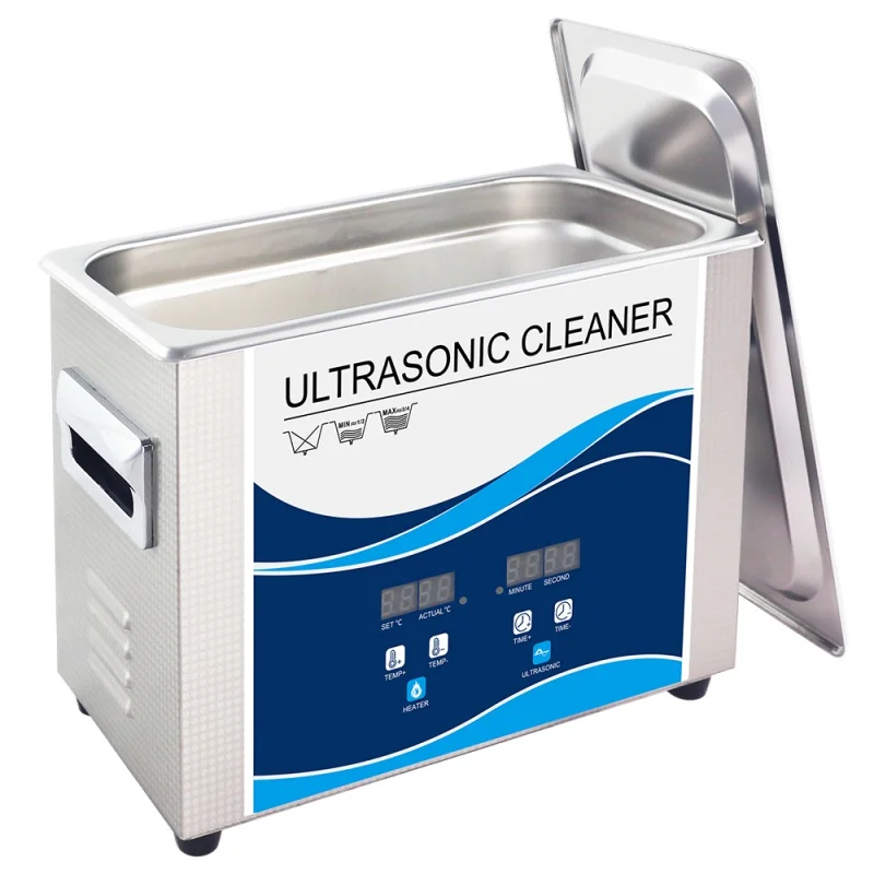 

Car Injector Ultrasonic Cleaner Bath 3.2L 120W 40khz for Car Parts Fuel Nozzle Metal Airbrushes Sprayer Oil Injector Washer