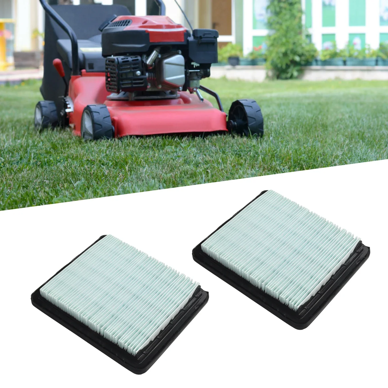 

Lawn Mower Accessory Air Filter Mower Filter Black Home 2pcs For Honda HRX 537 / HRB 535 / HRD 536 / IZY 53 / HRG 536 Lawn Mower