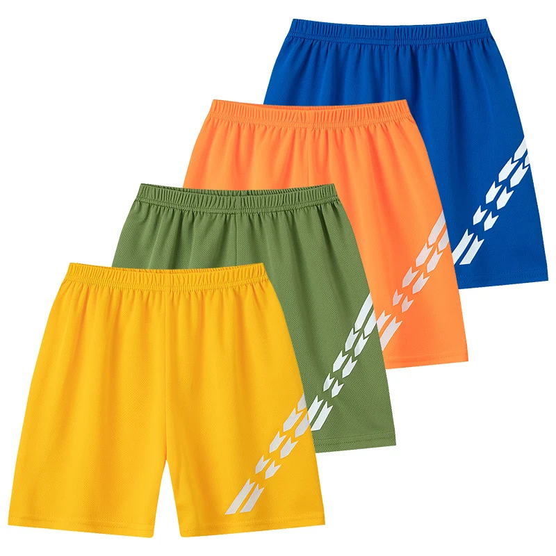 2/4-pcs Summer Children's Multi-color Combination Quick Drying Sports Suit Boys And Girls Short Sleeved T-shirt Versatile Shorts 5