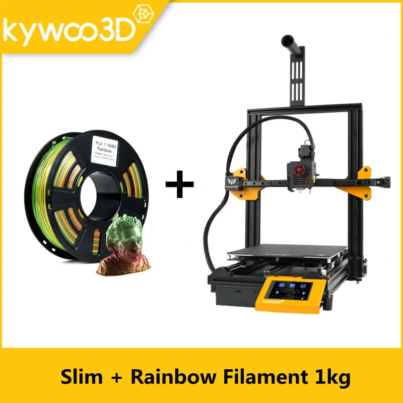 best 3d printer for beginners New Arrival kywoo3D Tycoon Slim Large 3D Printer 32-bit Direct Drive Auto Leveling 240*240*300mm Mute Multifunction 3D Printer large 3d printer 3D Printers