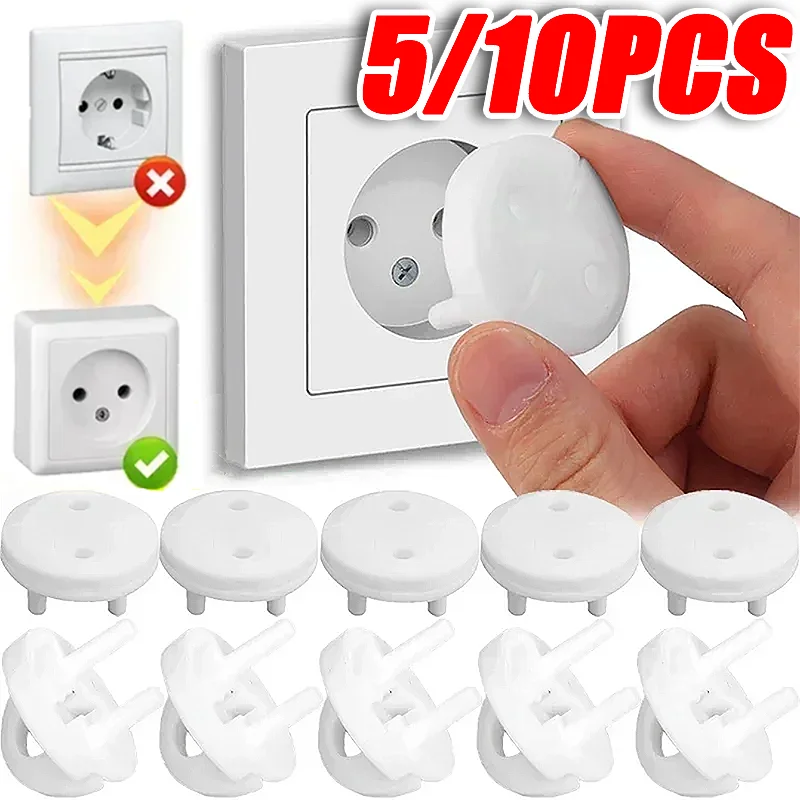 Electrical Safety Socket Protective Cover Baby Care Safe Guard Children Anti Electric Shock Rotate Protectors socket covers