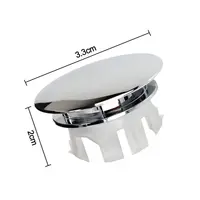 รอบอ่างล้างจานล้นครอบคลุม double layer ทองแดงอ่างล้างหน้าล้นแหวนปลั๊กเปลี่ยนอ่างท่อระบายน้ําห้องครัวห้องน้ํา 5