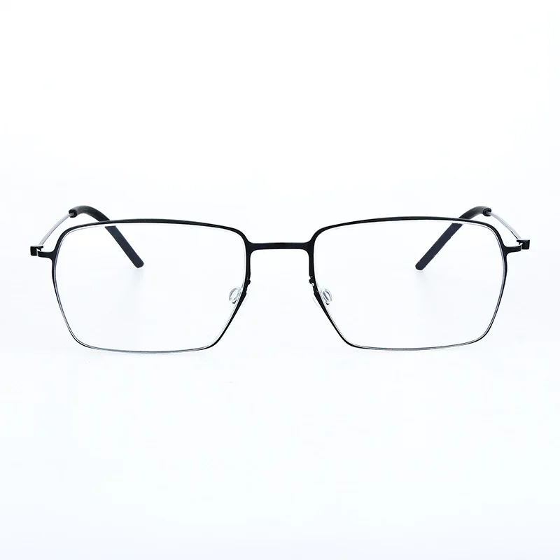 Dänemark Männer Rechteck Brille Rahmen Business Ultraleicht Dünne Titan Brillen Mode Einfache Design 5509 Myopie Brillen Gafas – Detail 10