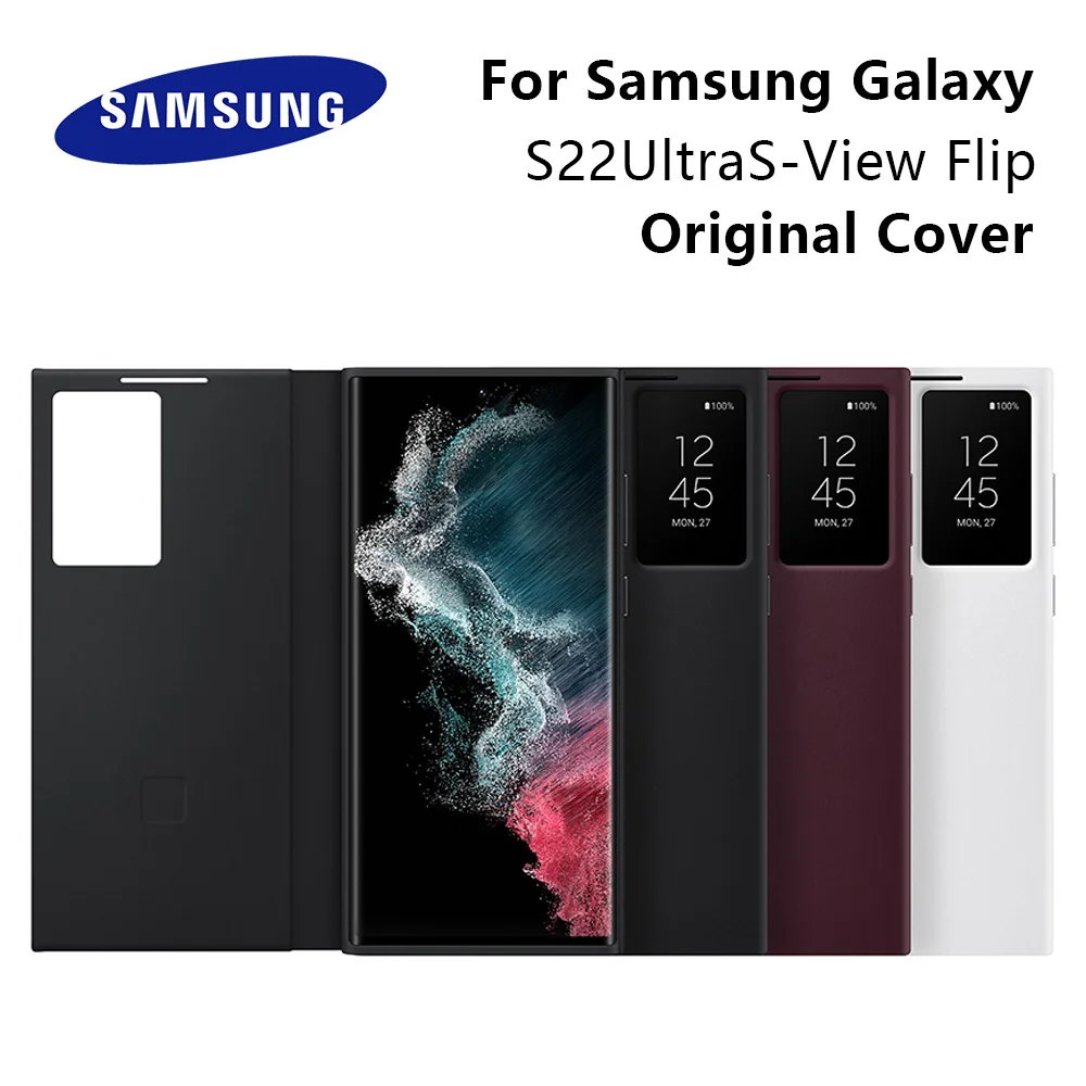 Leather S-View Flip Case for Ultimate Phone Protection