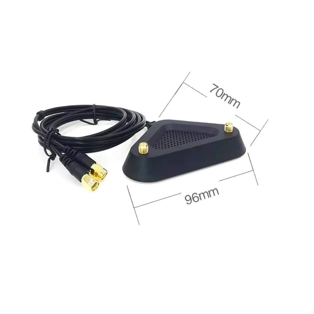 Wi-Fi 6E 듀얼 밴드 2.4GHz/5GHz 라우터 데스크탑 무선 어댑터(외부 전방향 안테나 포함) 자기 베이스 SMA 커넥터