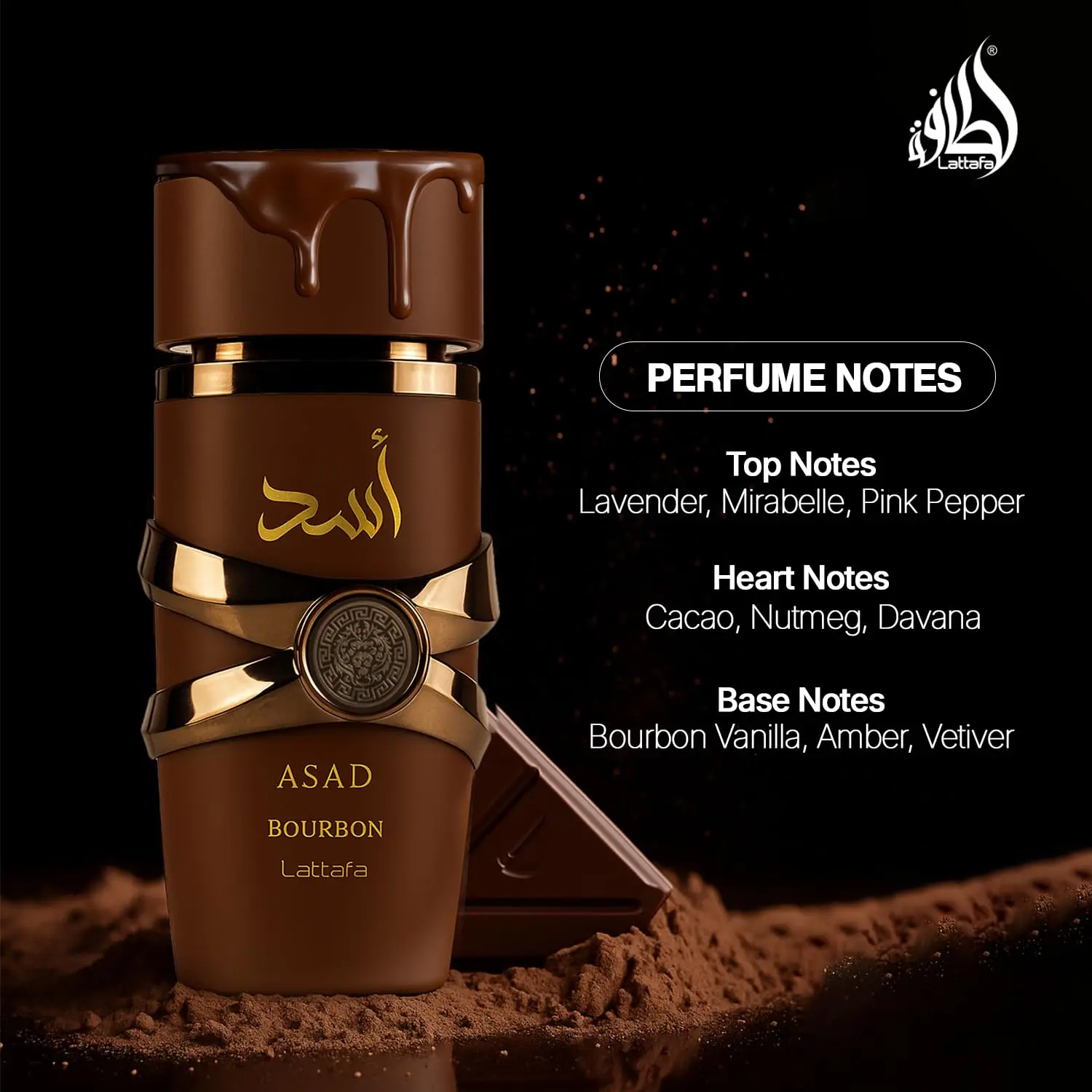 Eau De Parfum Spray Asad Bourbon Für Damen Und Herren Langanhaltend_voghion.com