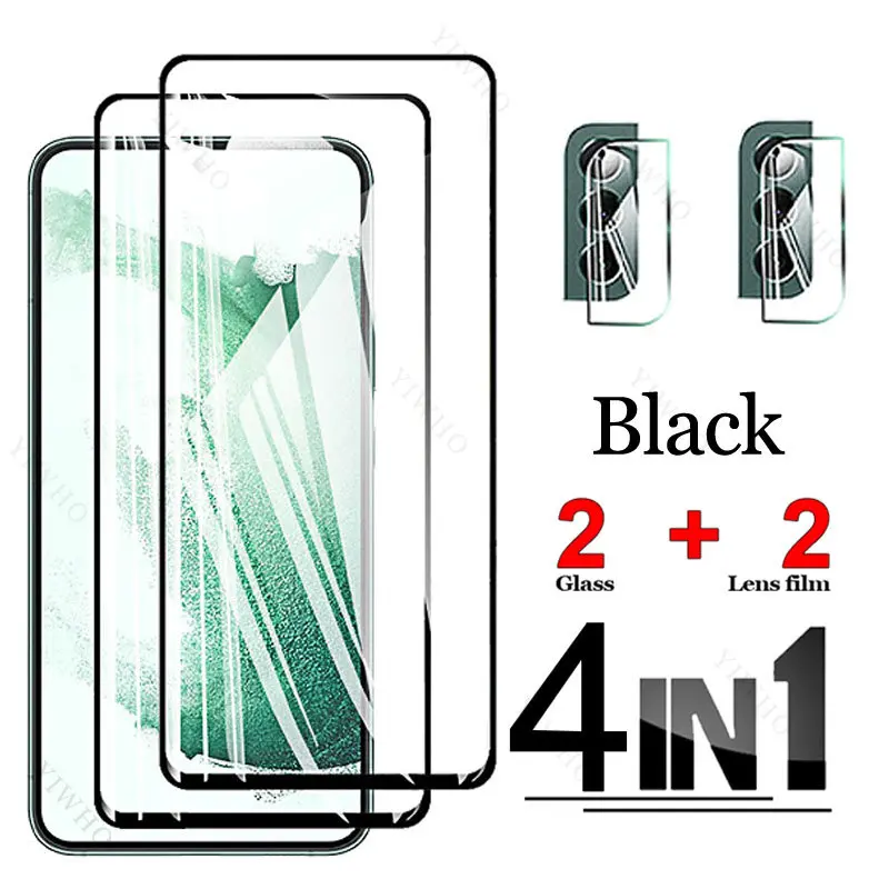 Per Samsung Galaxy S22 Plus Proteggi Schermo In Vetro Temperato Per Samsung S 22 Plus 22 Plus 22 + S22 + Pellicola Per Obiettivo Della Fotocamera Anti