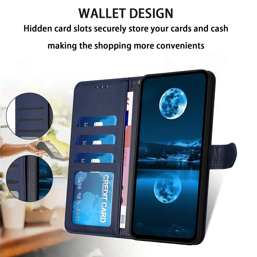 Flip Phone Case For Redmi Note 10 11 12 13 Pro 4G 5G 10T 9A 9C 10A 10C 10S 11S 12C 13C Leather Wallet Card Solt Book Cover Funda