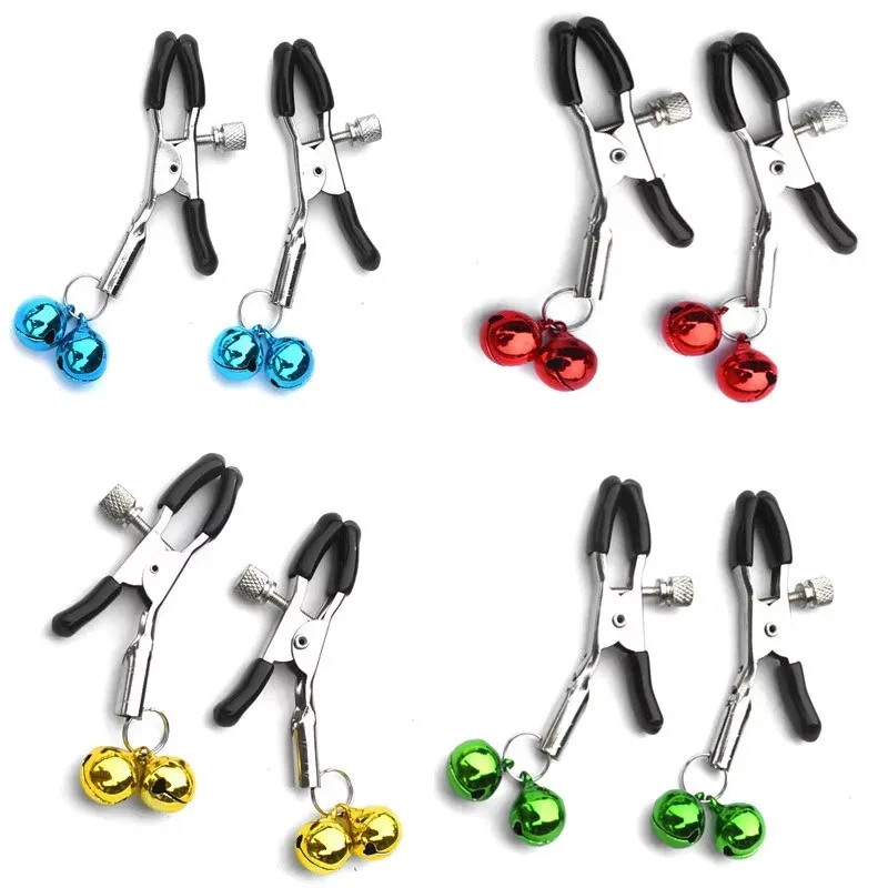 Bdsm Bondage Sex Toys of Couples Women Adjustable Nipple Breast Clamps with Bell Adults Masturbation Sexy Products Adult Toys