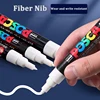 1/2pcs Uni Poscas Acrylic Markers PC-1M-3M-5M Permanente Waterproof Art Pens Graffiti Marker Advertising Poster Drawing Tools 2