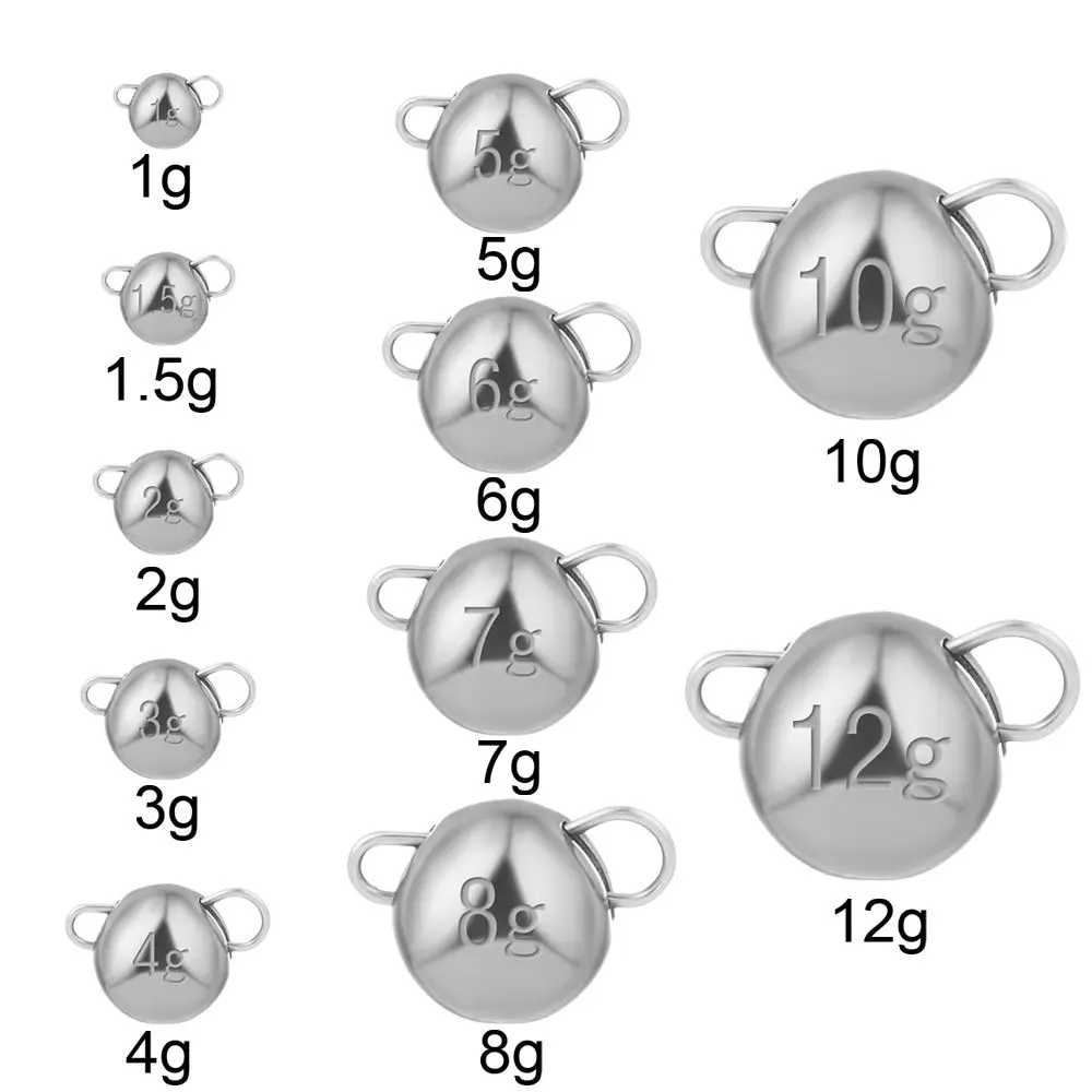 Tungsten Swing Jig Head Soft Lure Baits 0.6g-5g For Soft Lure 1Pc