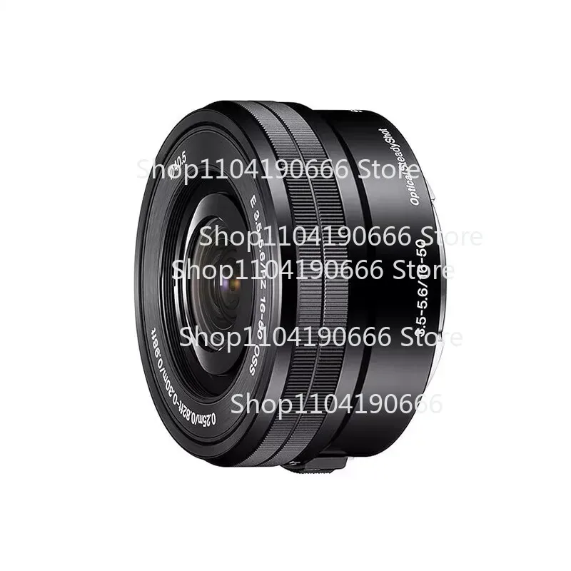 95% 새것 E PZ 16-50mm f/3.5-5.6 OSS 렌즈 E-마운트 카메라용 블랙