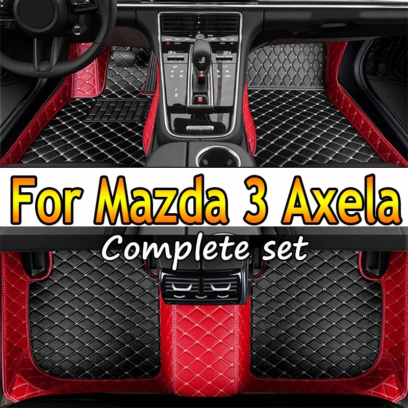 

Автомобильные коврики LHD для Mazda 3 Axela 2019 2018 2017 2016 2015 2014, коврики, коврики, автомобильные водонепроницаемые накладки на ножки, аксессуары для интерьера